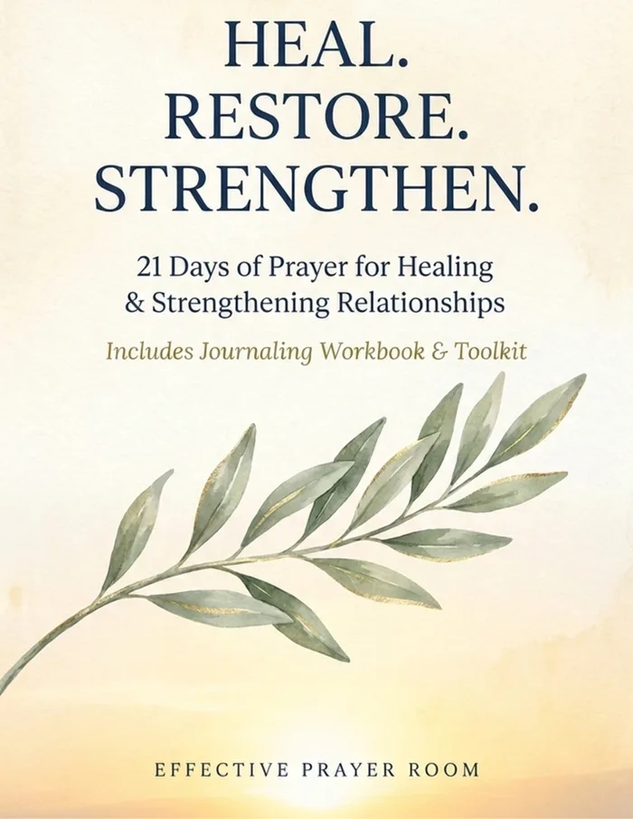 21 Days of Prayer for Healing & Strengthening Relationships cover
